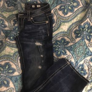 Distressed Miss Me Jeans